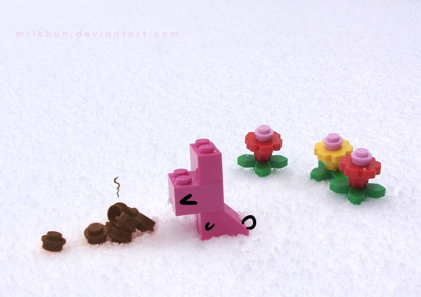 LEGO snowbunny poo